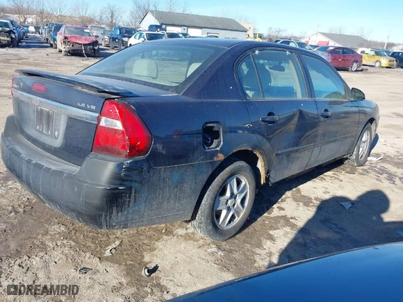 2005 Chevrolet Malibu LS with VIN 1G1ZT52835F121763, listed as a IAAI auction lot 41367111 with 1 mi miles. Bid and sale history available at carsss.com. Image 4.