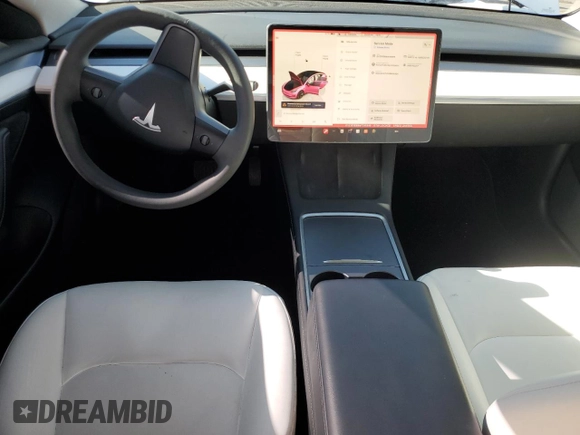 2022 Tesla Model 3 Long Range z VIN 5YJ3E1EB8NF315619, wystawiony jako Copart lot #73309884 z przebiegiem 34 811 mil mil oraz Szkoda całkowita • Salvage title. Historia ofert i sprzedaży dostępna na DreamBid. Obrazek 8.