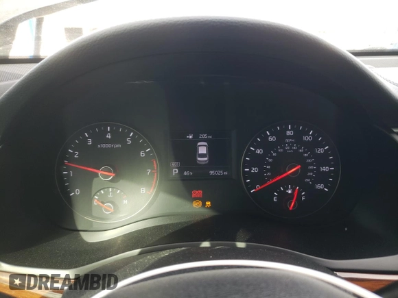 2017 Kia Cadenza Premium with VIN KNALC4J12H5049473, listed as a Copart auction lot 81666694 with 95,025 mi miles and Salvage Title. Bid and sale history available at carsss.com. Image 9.