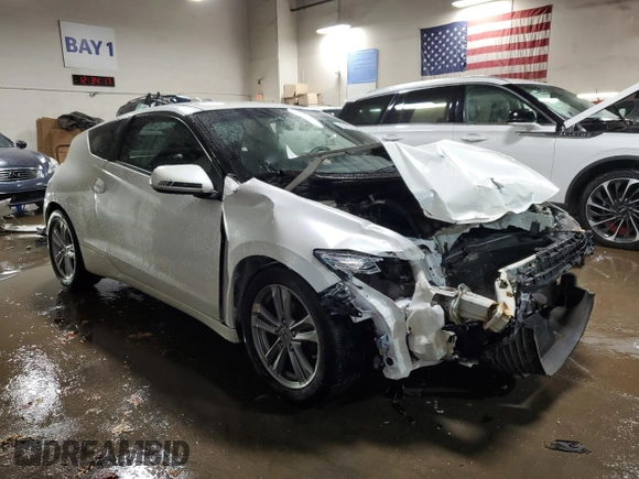 2013 Honda CR-Z with VIN JHMZF1D41DS000302, listed as a Copart auction lot 51272395 with 197,771 mi miles and Salvage Title. Bid and sale history available at carsss.com. Image 4.