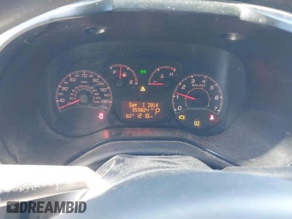2015 Ram ProMaster City Cargo Tradesman with VIN ZFBERFAT0F6A63215, listed as a IAAI auction lot 41796204 with 359,824 mi miles. Bid and sale history available at carsss.com. Image 7.