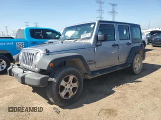2016 Jeep Wrangler Unlimited Sport RHD с VIN 1C4BJWKG4GL318456, выставлен на аукционе Copart как лот 55808275 с пробегом 221 639 миль миль и Чистый • Clean title. История ставок и продаж доступна на DreamBid. Изображение 1.