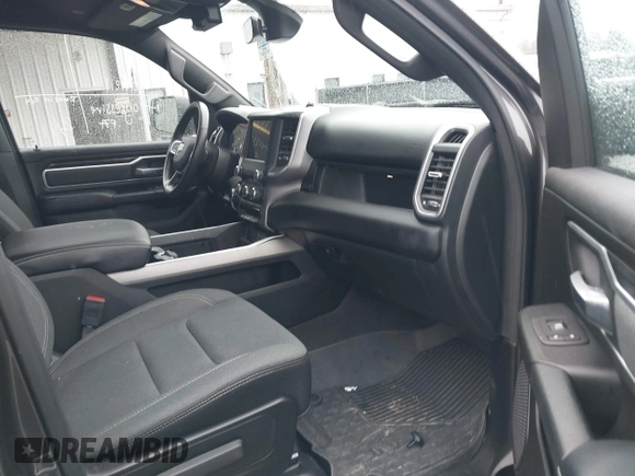 2022 Ram 1500 Big Horn with VIN 1C6RREFG6NN337093, listed as a IAAI auction lot 41619033 with 58,264 mi miles and . Bid and sale history available at DreamBid. Image 5.
