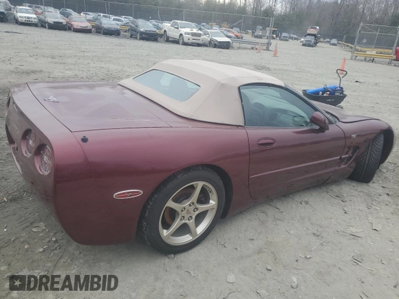 2003 Chevrolet Corvette with VIN 1G1YY32G535127480, listed as a Copart auction lot 83998584 with 0 mi miles and Salvage Title. Bid and sale history available at carsss.com. Image 3.