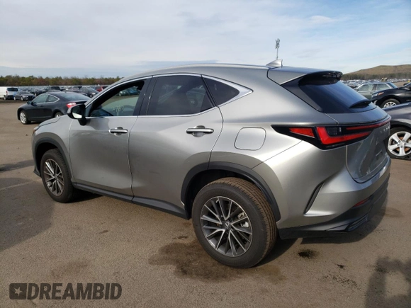 2022 Lexus NX with VIN 2T2AGCEZ4NC009107, listed as a Copart auction lot 36299123 with 2,163 mi miles. Bid and sale history available at carsss.com. Image 2.
