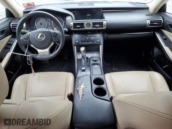 2014 Lexus IS 250 z VIN JTHCF1D24E5002467, wystawiony jako Copart lot #51273035 z przebiegiem 183 331 mil mil oraz Szkoda całkowita • Salvage title. Historia ofert i sprzedaży dostępna na DreamBid. Obrazek 8.