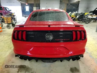 2021 Ford Mustang GT with VIN 1FA6P8CF0M5136521, listed as a Copart auction lot 54514955 with 16,394 mi miles and Salvage title. Bid and sale history available at DreamBid. Image 13.