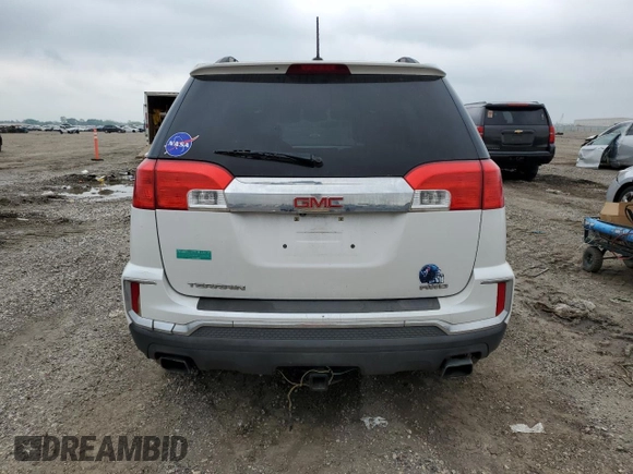 2016 GMC Terrain SLE with VIN 2GKFLTE38G6303071, listed as a Copart auction lot 51518595 with Not Provided miles and Clean Title. Bid and sale history available at DreamBid. Image 6.