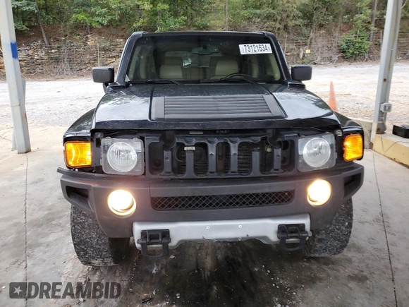 2009 Hummer H3 SUV with VIN 5GTEN13E698131090, listed as a Copart auction lot 73121634 with 199,610 mi miles and Salvage Title. Bid and sale history available at carsss.com. Image 5.
