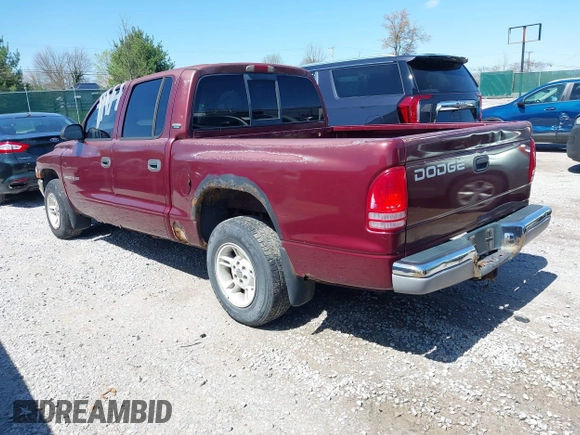 2000 Dodge Dakota Sport with VIN 1B7GL2AX7YS677544, listed as a IAAI auction lot 41965480 with 236,552 mi miles. Bid and sale history available at carsss.com. Image 3.