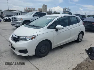 2019 Honda Fit LX with VIN 3HGGK5H45KM729206, listed as a Copart auction lot 63017385 with 47,354 mi miles and Salvage title. Bid and sale history available at DreamBid. Image 1.