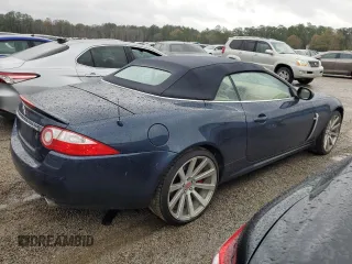 2007 Jaguar XK with VIN SAJDA44B075B06208, listed as a Copart auction lot 82694984 with 74,003 mi miles and Salvage Title. Bid and sale history available at carsss.com. Image 3.