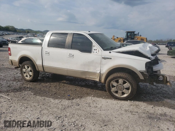 2007 Ford F-150 XLT with VIN 1FTPW14V47KD01135, listed as a Copart auction lot 52595735 with 177,592 mi miles and Salvage Title. Bid and sale history available at carsss.com. Image 4.