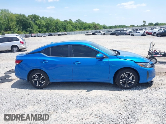 2024 Nissan Sentra SV with VIN 3N1AB8CV6RY343650, listed as a IAAI auction lot 42126890 with 22,633 mi miles and . Bid and sale history available at DreamBid. Image 14.