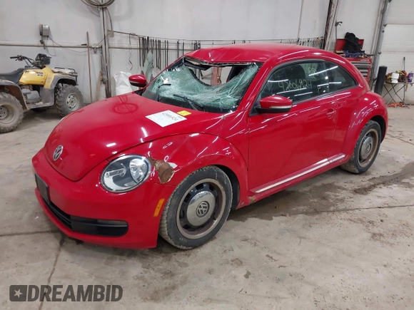 2013 Volkswagen Beetle 2.5L with VIN 3VWJP7AT3DM606135, listed as a IAAI auction lot 42006924 with 78,534 mi miles and . Bid and sale history available at DreamBid. Image 2.