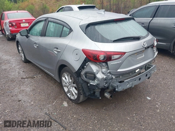 2014 Mazda 3 S Touring with VIN JM1BM1L30E1187539, listed as a IAAI auction lot 41974709 with 111,189 mi miles and . Bid and sale history available at DreamBid. Image 3.