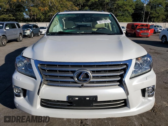 2015 Lexus LX 570 with VIN JTJHY7AX5F4167372, listed as a Copart auction lot 84712974 with Not Provided miles and Salvage Title. Bid and sale history available at DreamBid. Image 5.