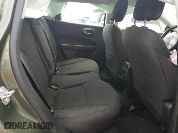 2021 Jeep Compass Sport with VIN 3C4NJDAB7MT598591, listed as a Copart auction lot 56057145 with 77,215 mi miles and Salvage title. Bid and sale history available at DreamBid. Image 11.