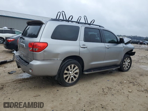 2010 Toyota Sequoia Ltd with VIN 5TDJW5G14AS027716, listed as a Copart auction lot 46071355 with 301,800 mi miles and Salvage Title. Bid and sale history available at carsss.com. Image 3.