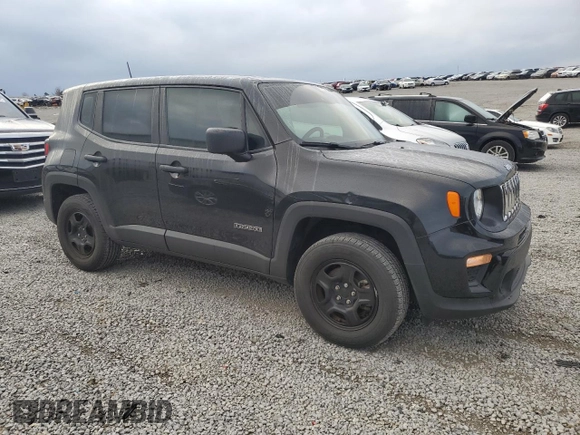 2021 Jeep Renegade Upland with VIN ZACNJDAB4MPM38964, listed as a Copart auction lot 52051605 with 48,808 mi miles and Salvage title. Bid and sale history available at DreamBid. Image 4.