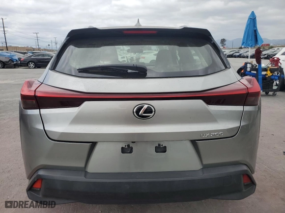 2019 Lexus UX with VIN JTHY3JBH2K2017553, listed as a Copart auction lot 52984105 with 22,187 mi miles and Salvage Title. Bid and sale history available at carsss.com. Image 6.