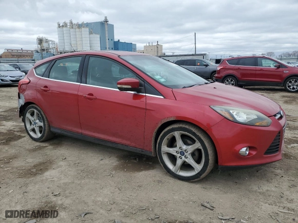2012 Ford Focus Titanium with VIN 1FAHP3N22CL127030, listed as a Copart auction lot 43542345 with 99,277 mi miles and Salvage Title. Bid and sale history available at carsss.com. Image 4.