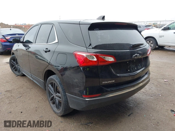 2020 Chevrolet Equinox LT with VIN 2GNAXKEV6L6281028, listed as a IAAI auction lot 41702355 with 50,385 mi miles and . Bid and sale history available at carsss.com. Image 3.