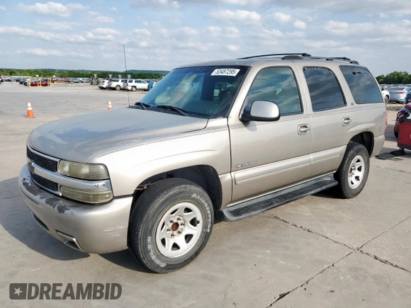 2001 Chevrolet Tahoe LT with VIN 1GNEC13TX1R105576, listed as a Copart auction lot 53487295 with 189,209 mi miles and Clean title. Bid and sale history available at DreamBid. Image 1.