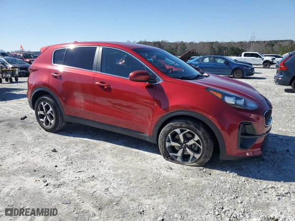 2021 Kia Sportage LX with VIN KNDPM3AC4M7933927, listed as a Copart auction lot 48741495 with 61,367 mi miles and Salvage Title. Bid and sale history available at carsss.com. Image 4.