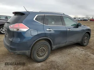 2016 Nissan Rogue SV with VIN 5N1AT2MV1GC854755, listed as a Copart auction lot 52202845 with 212,922 mi miles and Salvage Title. Bid and sale history available at carsss.com. Image 3.