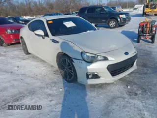 2014 Subaru BRZ Limited with VIN JF1ZCAC15E9601812, listed as a IAAI auction lot 41327335 with 97,406 mi miles. Bid and sale history available at carsss.com. Image 1.