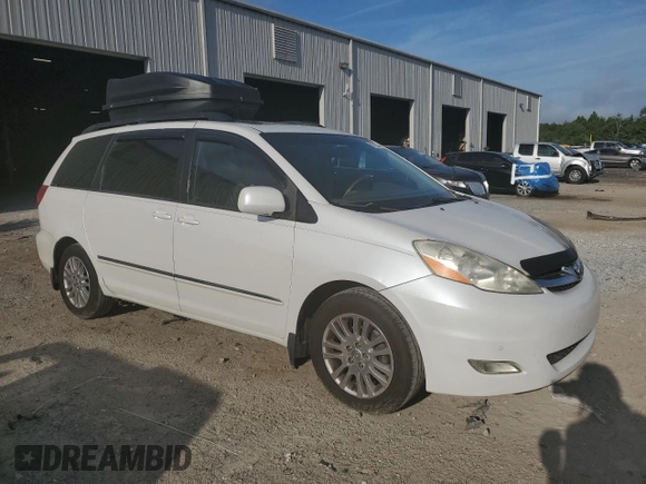 2008 Toyota Sienna XLE z VIN 5TDZK22CX8S122829, wystawiony jako Copart lot #58202065 z przebiegiem 228 678 mil mil oraz Szkoda całkowita • Salvage title. Historia ofert i sprzedaży dostępna na DreamBid. Obrazek 4.