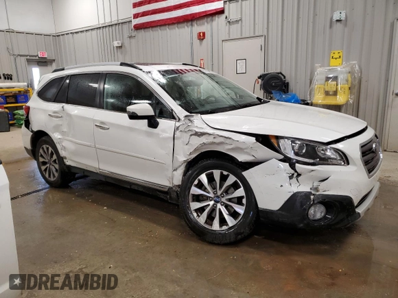 2017 Subaru Outback Touring with VIN 4S4BSETC3H3359855, listed as a Copart auction lot 57104415 with 84,893 mi miles and Salvage title. Bid and sale history available at DreamBid. Image 4.