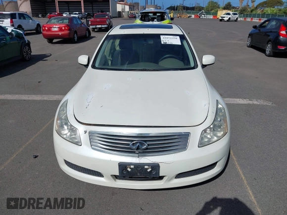 2007 Infiniti G35 Sedan Journey with VIN JNKBV61E57M709886, listed as a IAAI auction lot 41852358 with 147,336 mi miles. Bid and sale history available at carsss.com. Image 6.