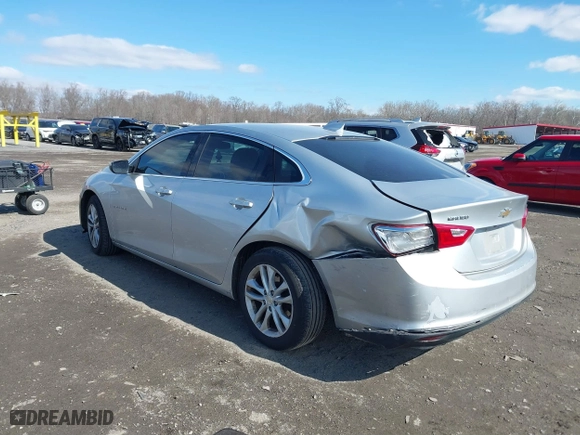 2018 Chevrolet Malibu LT with VIN 1G1ZD5ST2JF142177, listed as a IAAI auction lot 41639038 with 172,522 mi miles. Bid and sale history available at carsss.com. Image 3.