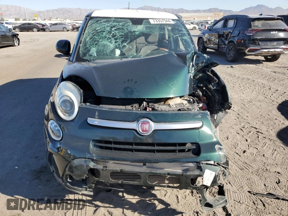 2014 FIAT 500L Trekking with VIN ZFBCFADH5EZ014449, listed as a Copart auction lot 73357544 with 69,471 mi miles and Salvage Title. Bid and sale history available at carsss.com. Image 5.