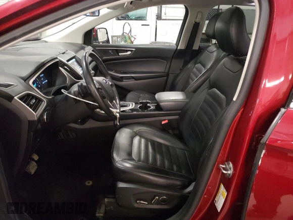 2015 Ford Edge SEL with VIN 2FMTK4J83FBC20884, listed as a Copart auction lot 51409995 with 75,600 mi miles and Salvage Title. Bid and sale history available at carsss.com. Image 7.