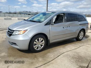 2016 Honda Odyssey EX-L with VIN 5FNRL5H65GB117587, listed as a Copart auction lot 50508535 with 105,001 mi miles and Salvage Title. Bid and sale history available at DreamBid. Image 1.