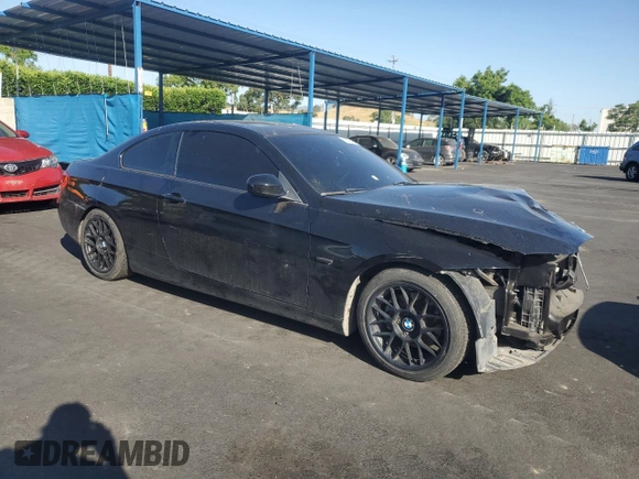 2011 BMW 3 Series 328i with VIN WBAKE5C56BE754926, listed as a Copart auction lot 55842425 with 169,806 mi miles and Salvage title. Bid and sale history available at DreamBid. Image 4.