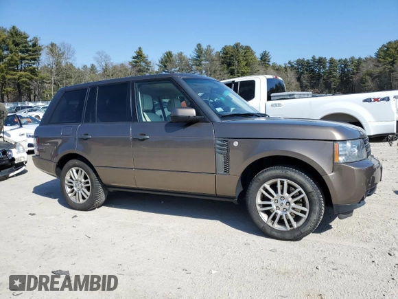2011 Land Rover Range Rover HSE with VIN SALME1D41BA347400, listed as a Copart auction lot 48961415 with 123,814 mi miles and Clean title. Bid and sale history available at DreamBid. Image 4.