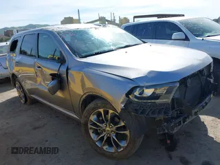 2019 Dodge Durango GT Plus z VIN 1C4RDHDG8KC647359, wystawiony jako IAAI lot #41881445 z przebiegiem 50 199 mil mil oraz . Historia ofert i sprzedaży dostępna na DreamBid. Obrazek 1.