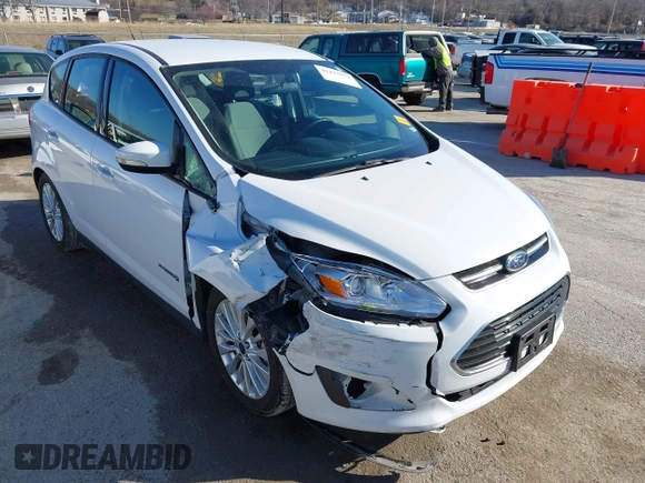 2017 Ford C-Max SE with VIN 1FADP5AU0HL117265, listed as a IAAI auction lot 41413374 with 64,660 mi miles. Bid and sale history available at carsss.com. Image 1.