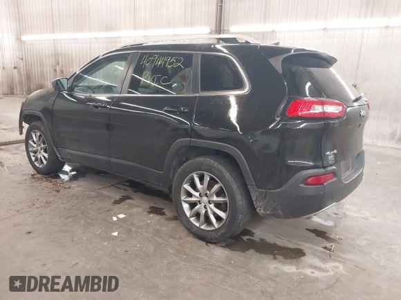 2018 Jeep Cherokee Limited with VIN 1C4PJMDB5JD617757, listed as a IAAI auction lot 40944952 with 81,573 mi miles. Bid and sale history available at carsss.com. Image 3.