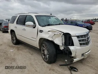 2013 Cadillac Escalade Platinum Edition with VIN 1GYS4DEF9DR124295, listed as a Copart auction lot 43669315 with 127,683 mi miles and Salvage Title. Bid and sale history available at carsss.com. Image 4.