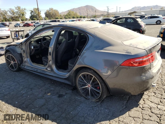 2018 Jaguar XE with VIN SAJAM4FV0JCP19219, listed as a Copart auction lot 77487624 with 44,200 mi miles and Salvage Title. Bid and sale history available at DreamBid. Image 2.