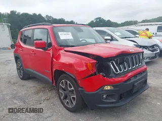 2018 Jeep Renegade Latitude z VIN ZACCJABBXJPJ58952, wystawiony jako IAAI lot #42546905 z przebiegiem 151 940 mil mil oraz . Historia ofert i sprzedaży dostępna na DreamBid. Obrazek 1.