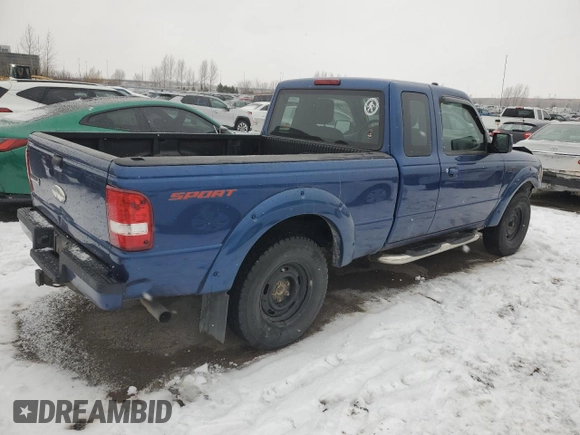 2010 Ford Ranger XLT with VIN 1FTKR4EEXAPA11364, listed as a Copart auction lot 87442744 with 132,229 mi miles and Salvage Title. Bid and sale history available at carsss.com. Image 3.