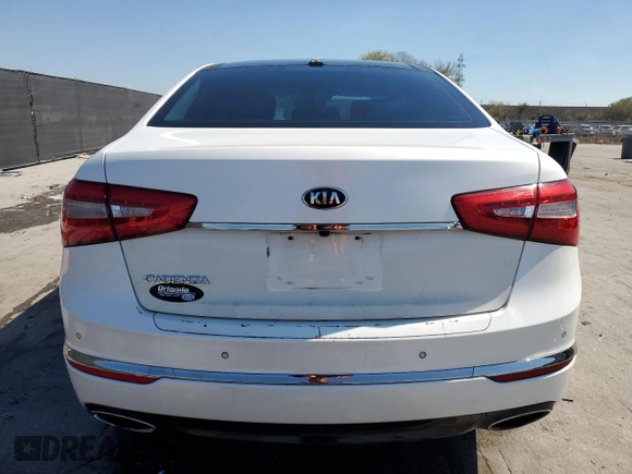 2015 Kia Cadenza Premium with VIN KNALN4D73F5185070, listed as a Copart auction lot 47012445 with 96,253 mi miles and Salvage Title. Bid and sale history available at carsss.com. Image 6.