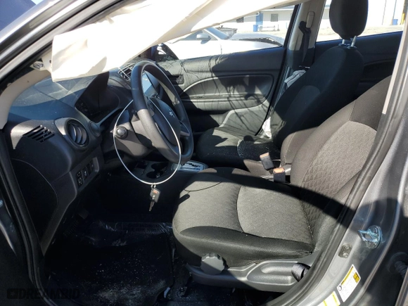 2021 Mitsubishi Mirage ES with VIN ML32AUHJ4MH011765, listed as a Copart auction lot 47676935 with 73,135 mi miles and Salvage Title. Bid and sale history available at carsss.com. Image 7.