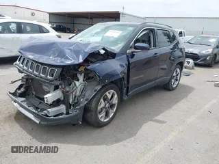 2021 Jeep Compass Limited with VIN 3C4NJCCB1MT581406, listed as a IAAI auction lot 41934159 with 22,967 mi miles and . Bid and sale history available at DreamBid. Image 2.